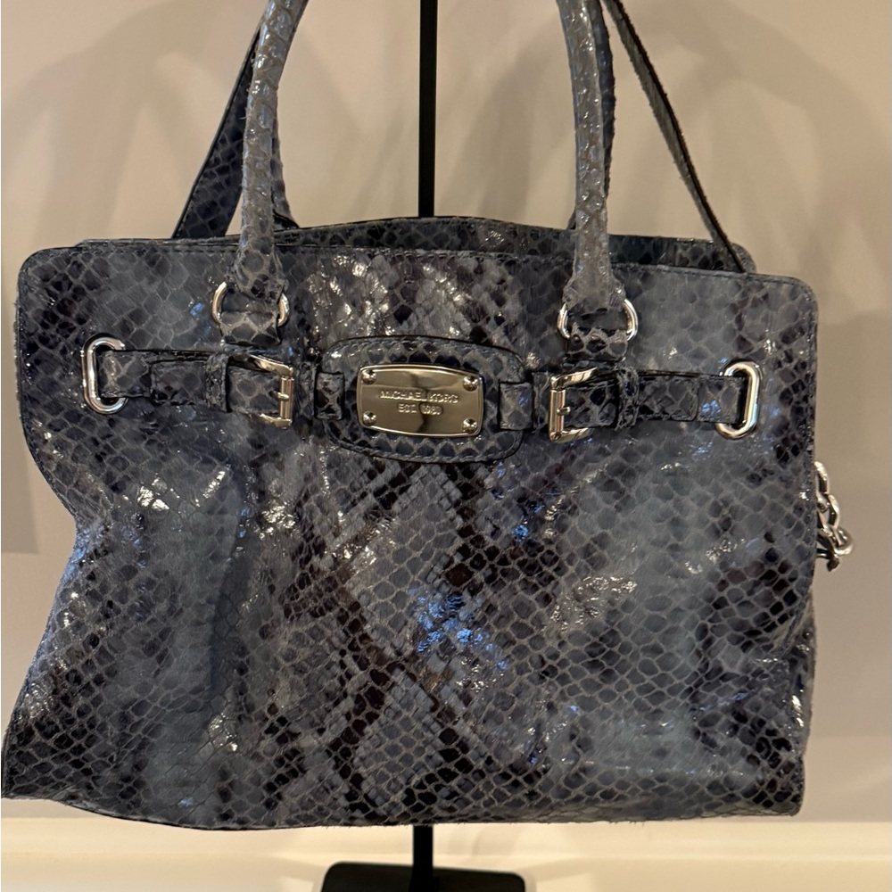 Michael Kors Hamilton Python Satchel
Shoulder Bag - image 1